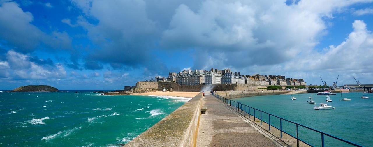 Appartement Rez De Jardin Bord De Mer Saint-Malo Luaran gambar